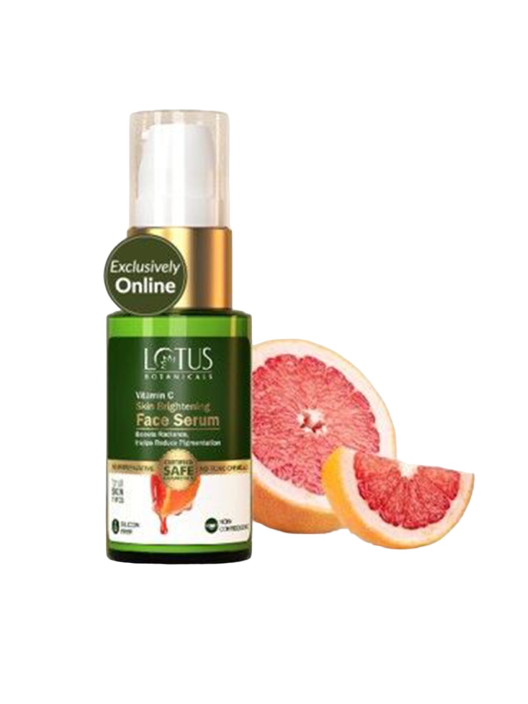 

Lotus Botanicals Skin Brightening Face Serum With Vitamin C - 30 g, Green