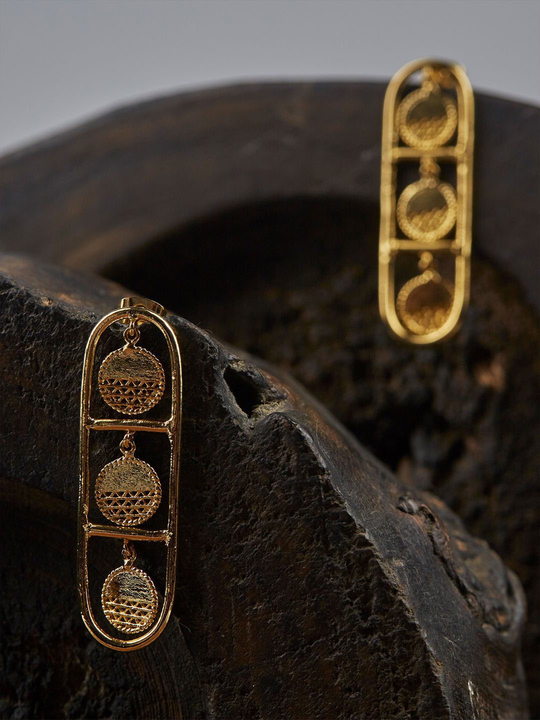 

The Slow Studio Gold-Plated Classic Drop Earrings