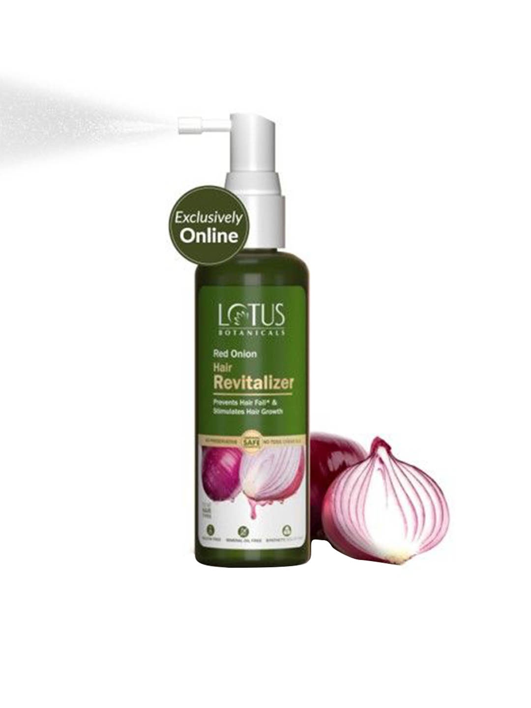 

Lotus Botanicals Red Onion Hair Revitalizer Serum-100ml, Green