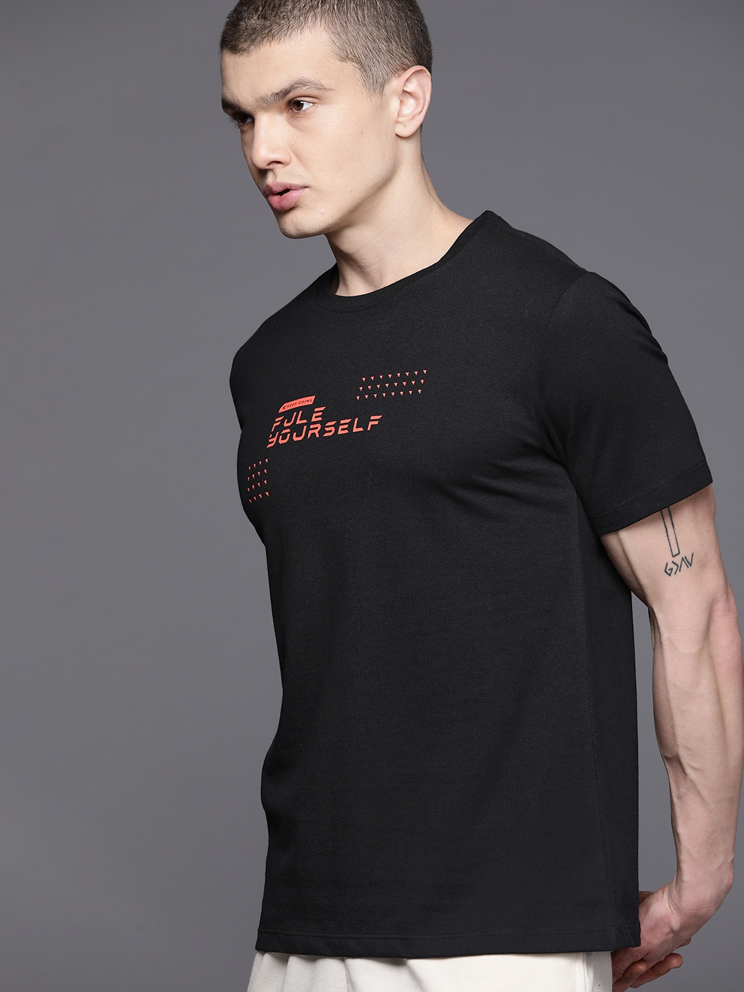 

HRX by Hrithik Roshan Rapid Dry Training T-shirt, Black