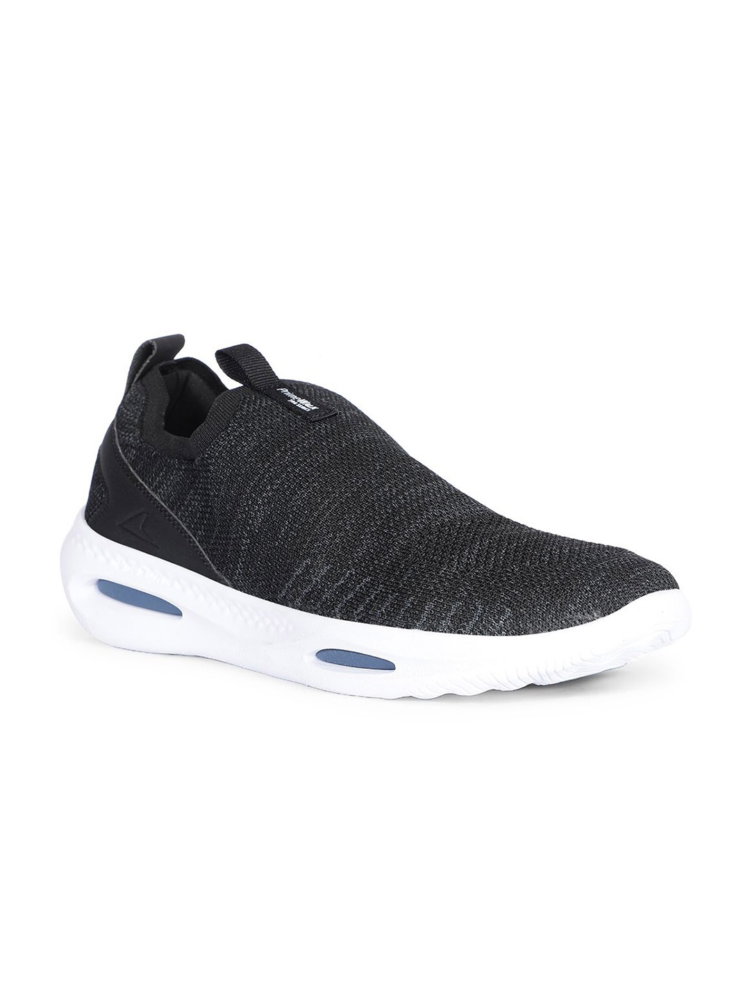 

Power Men Textile Walking Non-Marking Shoes, Black