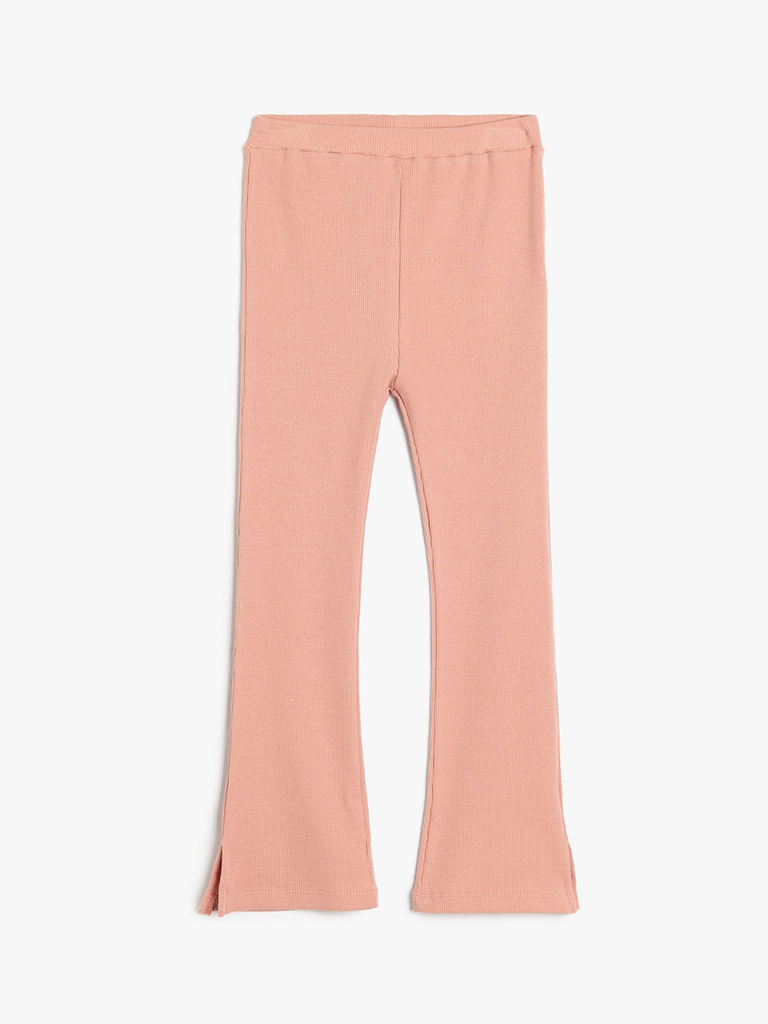 

Koton Girls Solid Regular Fit Casual Parallel Trousers, Pink