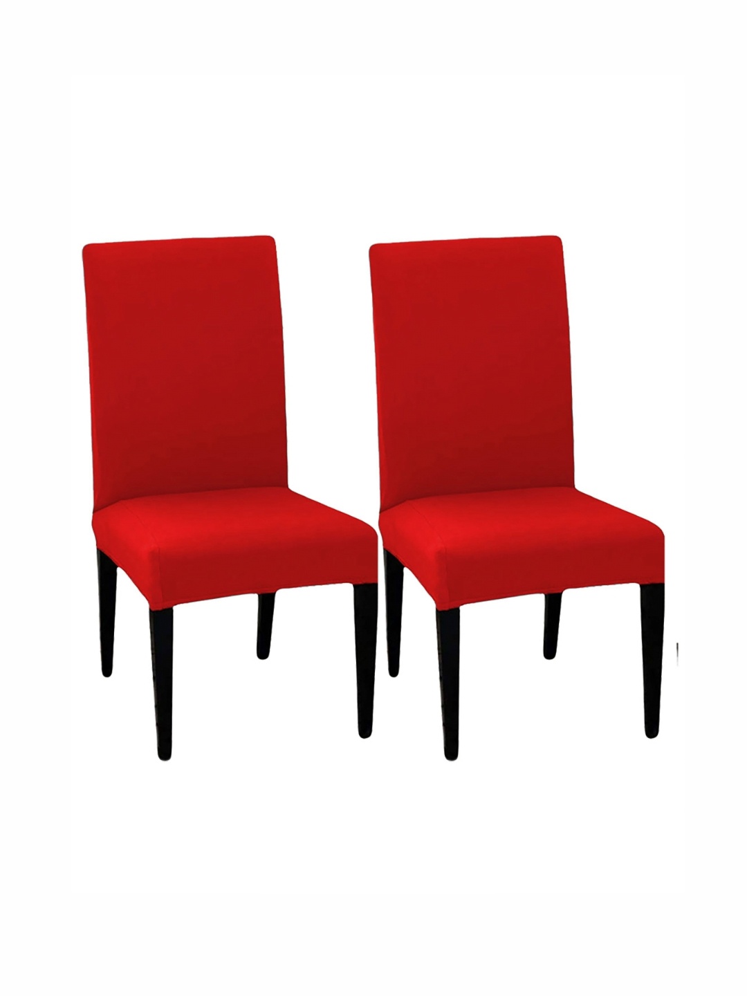 

Lazi Red 2 Pieces Stretchable Chair Covers