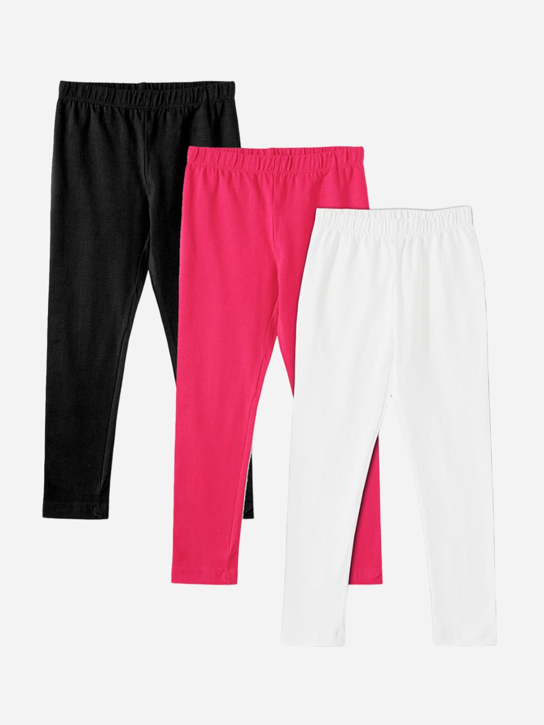 

BAESD Girls Pack Of 3 Ankle-Length Leggings, Black