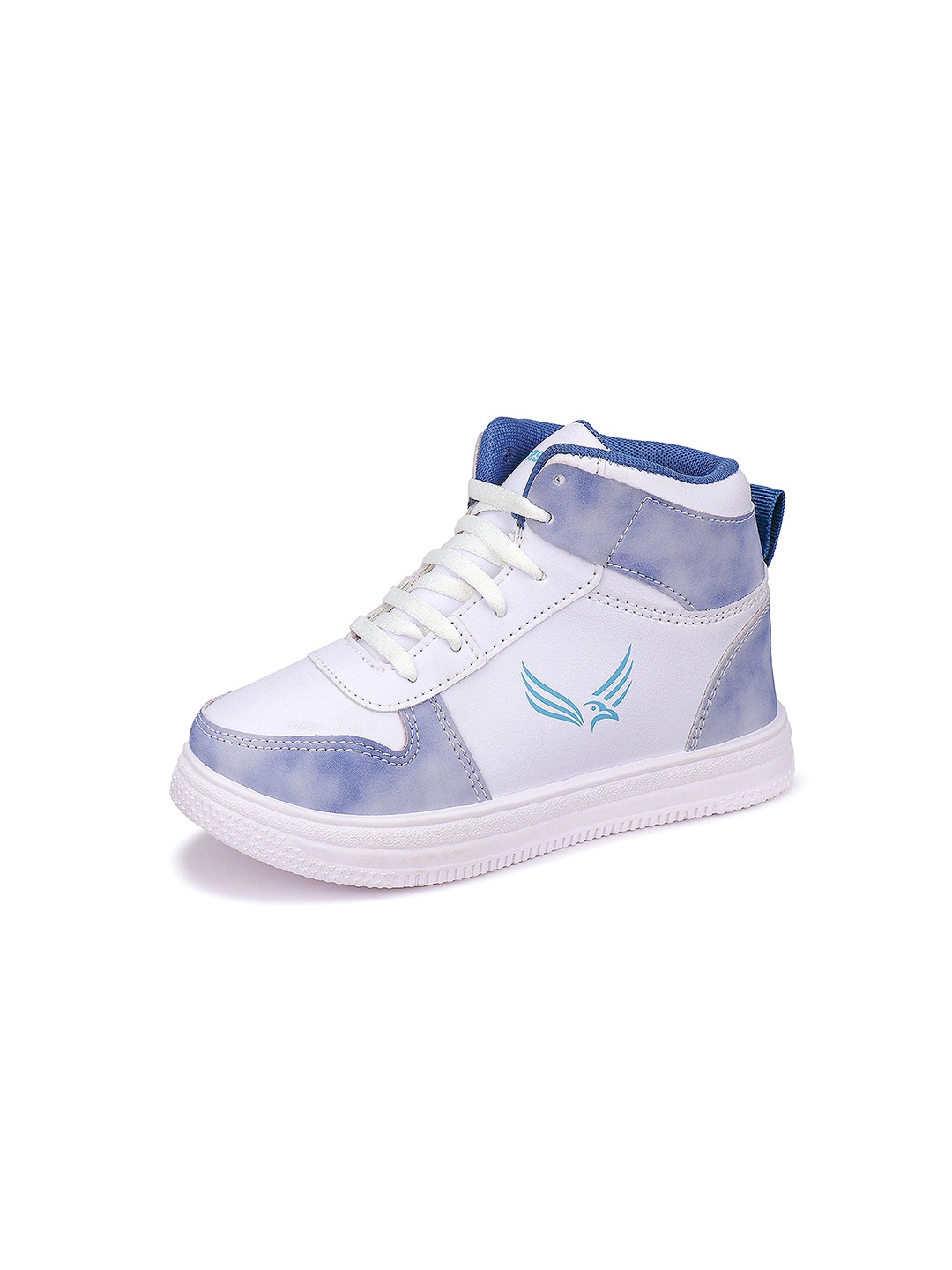 

BERSACHE Boys Running Non-Marking High Top Shoes, Blue