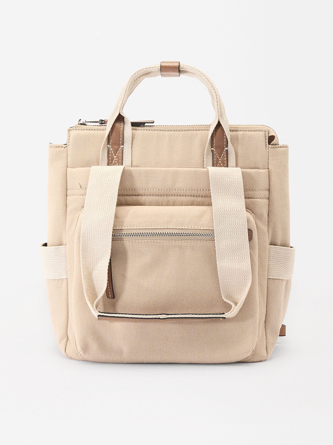 

PARFOIS Women Backpack, Beige