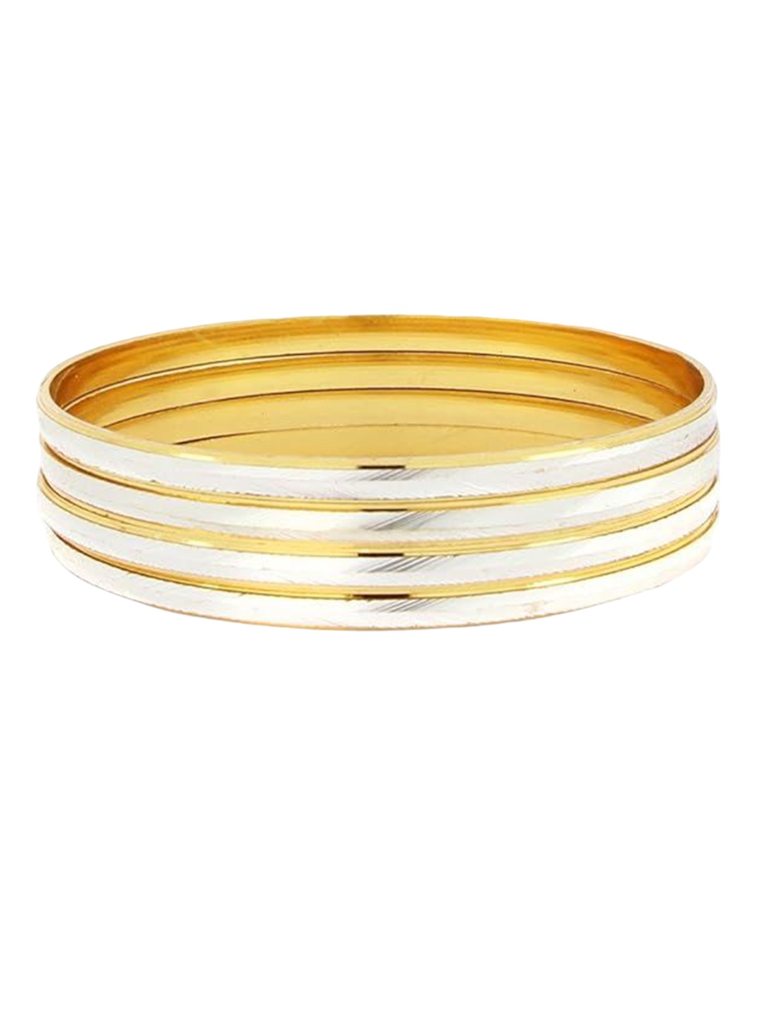 

The Pari Set Of 4 Gold-Plated Bangles