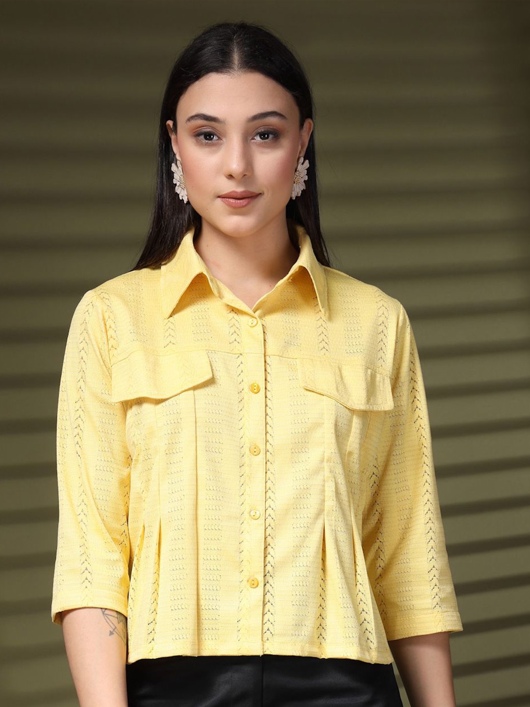 

plusS Crop Top, Yellow