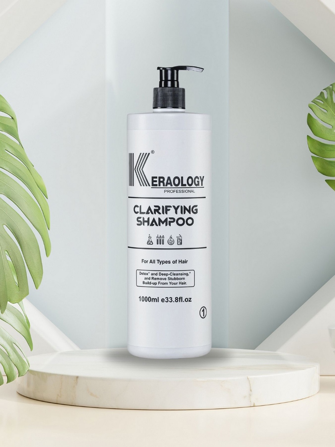 

Keraology Clarifying Shampoo - 1000ml, Transparent