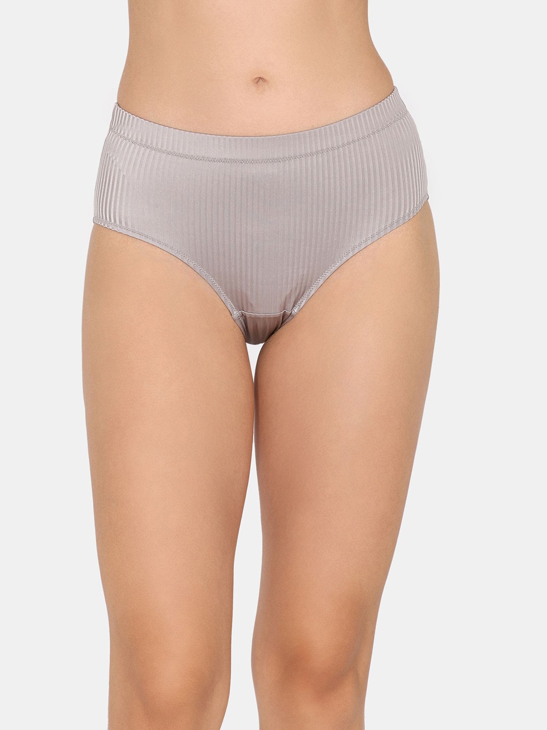 

Zivame Mid-Rise Hipster BriefsZI28B8FASHAGREY, Grey