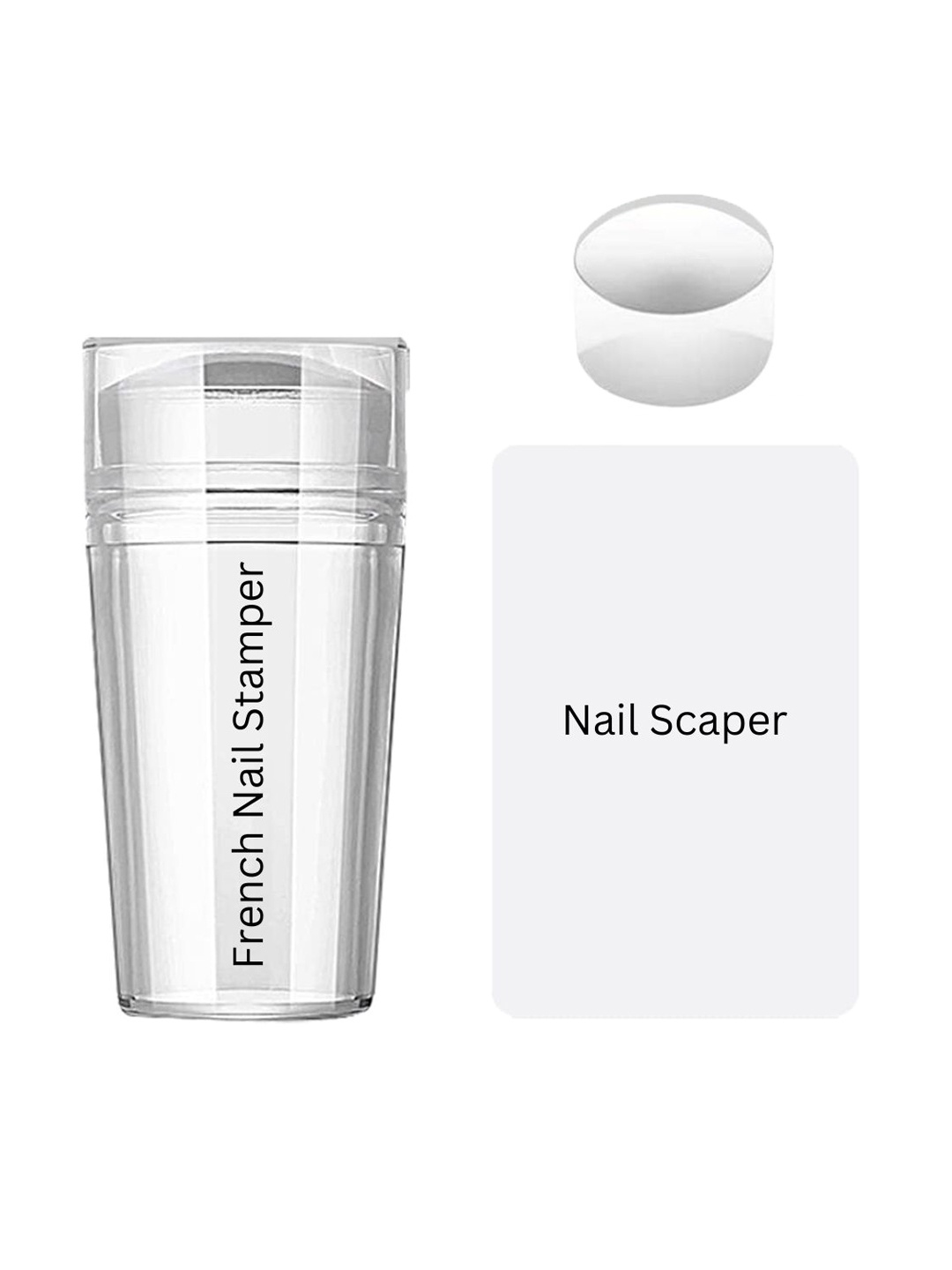 

NANCY AJRAM DIY Nail Decor Nail Art Stamper With Scraper, Transparent