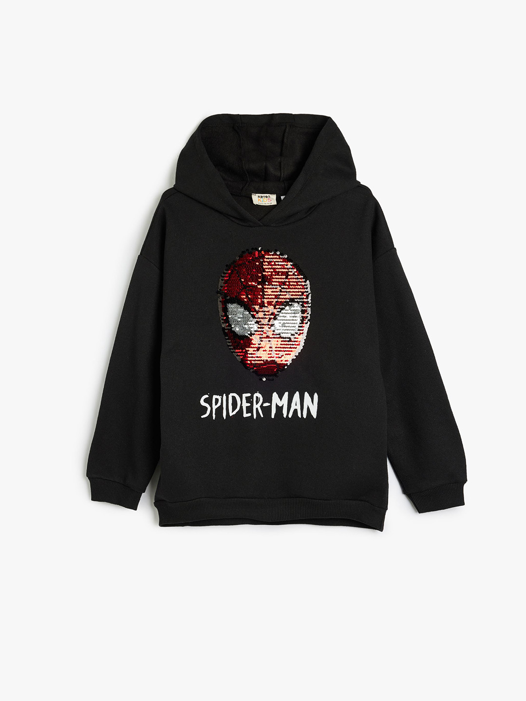 

Koton Boys Graphic Printed Sweatshirt, Black