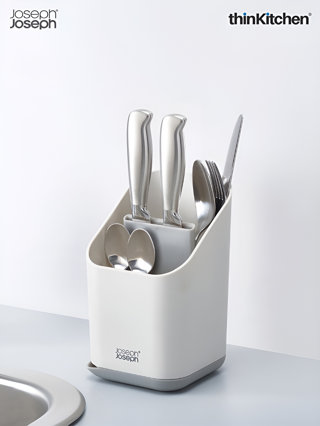 

Joseph Joseph Grey Duo Cutlery Holder