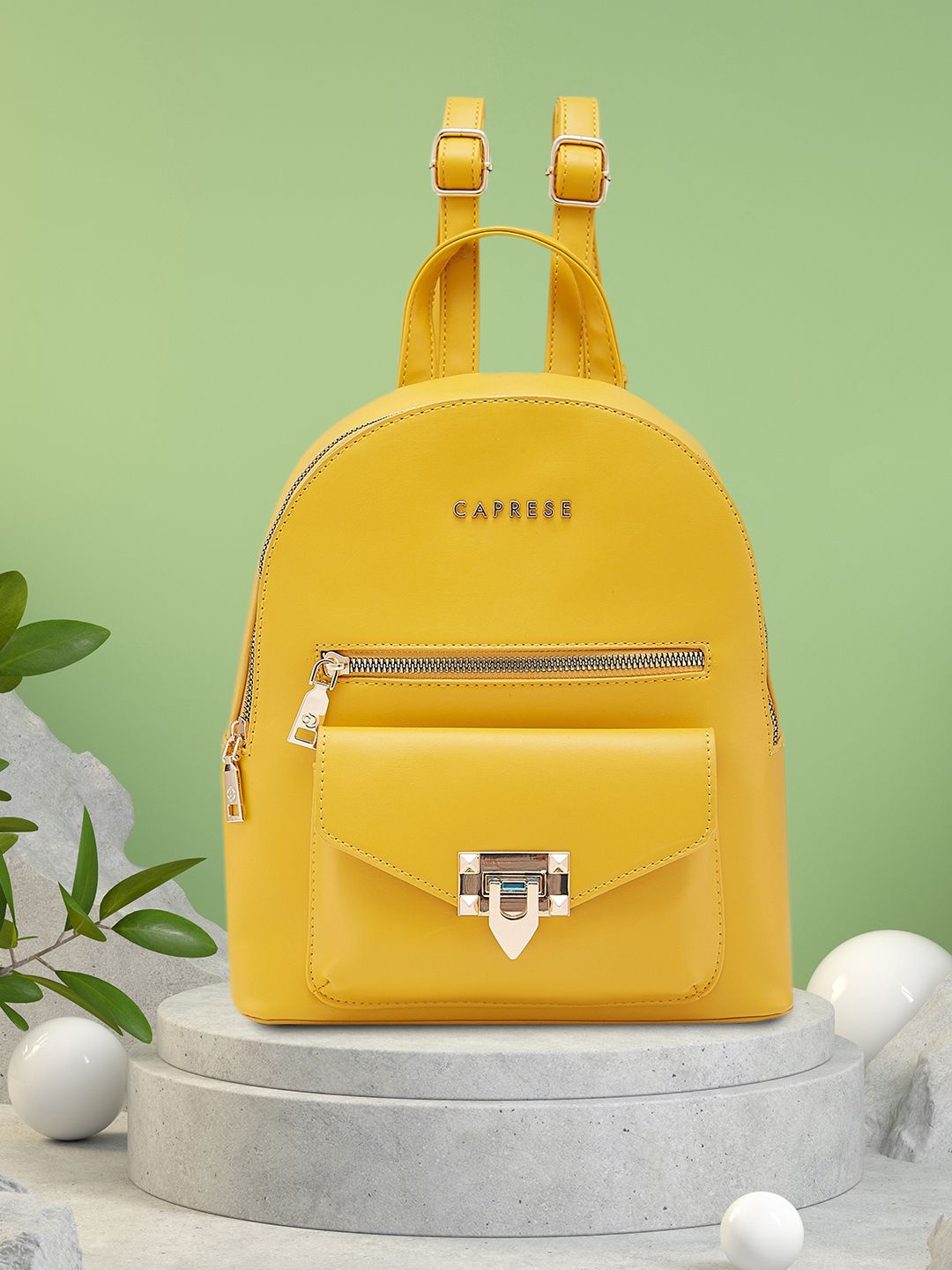 

Caprese Women Backpack, Yellow