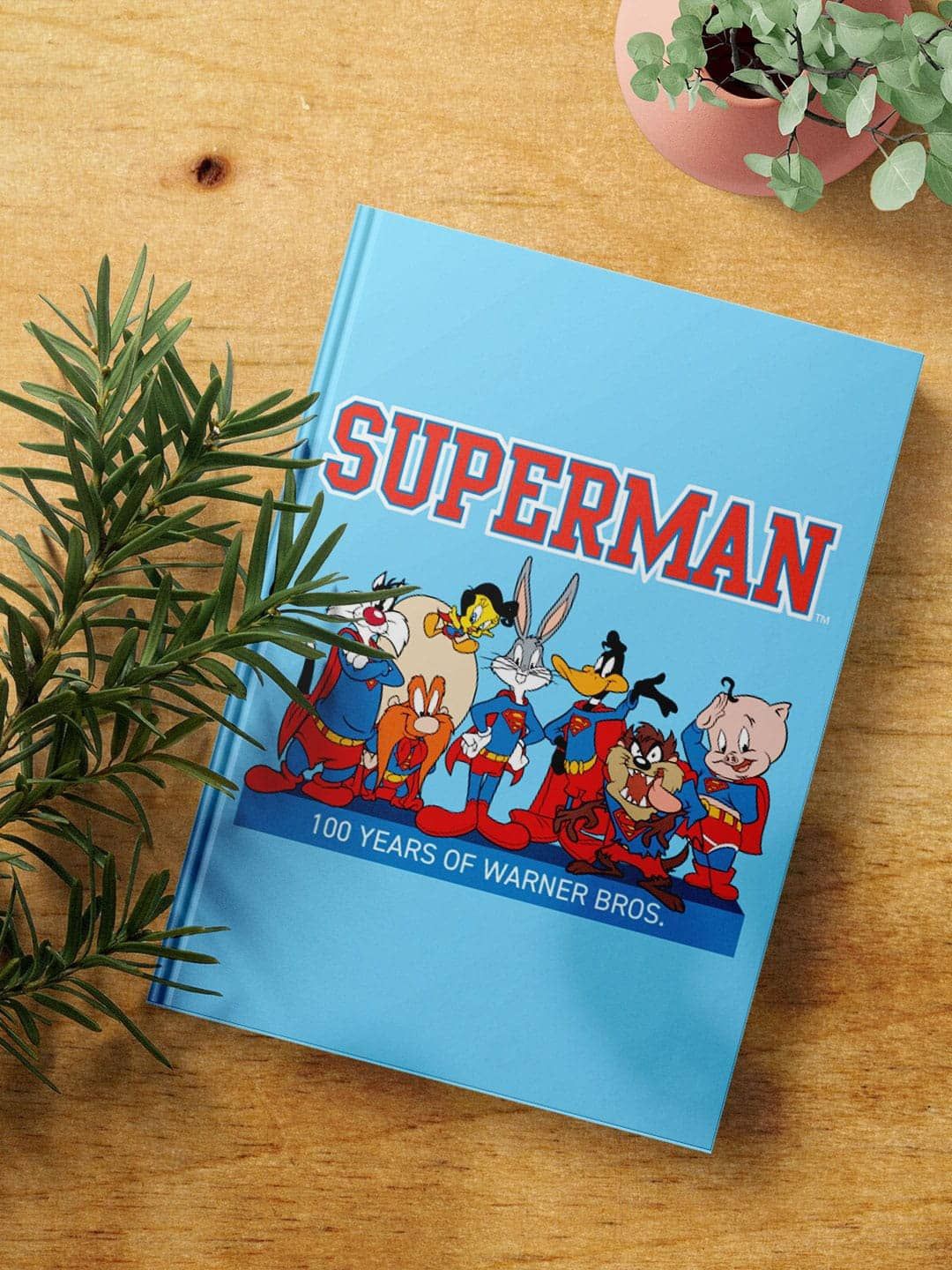 

macmerise Blue & Red Superman Team Up Printed A5 Ruled Notebook