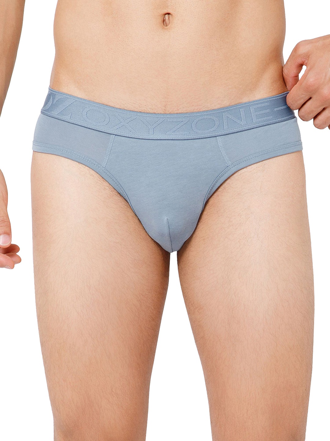 

OXYZONE Solid Low-rise Basic Briefs, Blue
