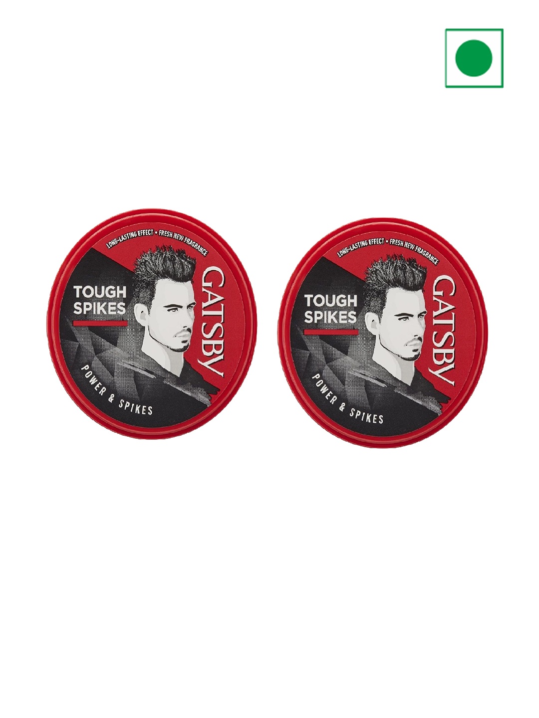 

Gatsby Set Of 2 Tough Spikes High Volume Hair Wax, Black