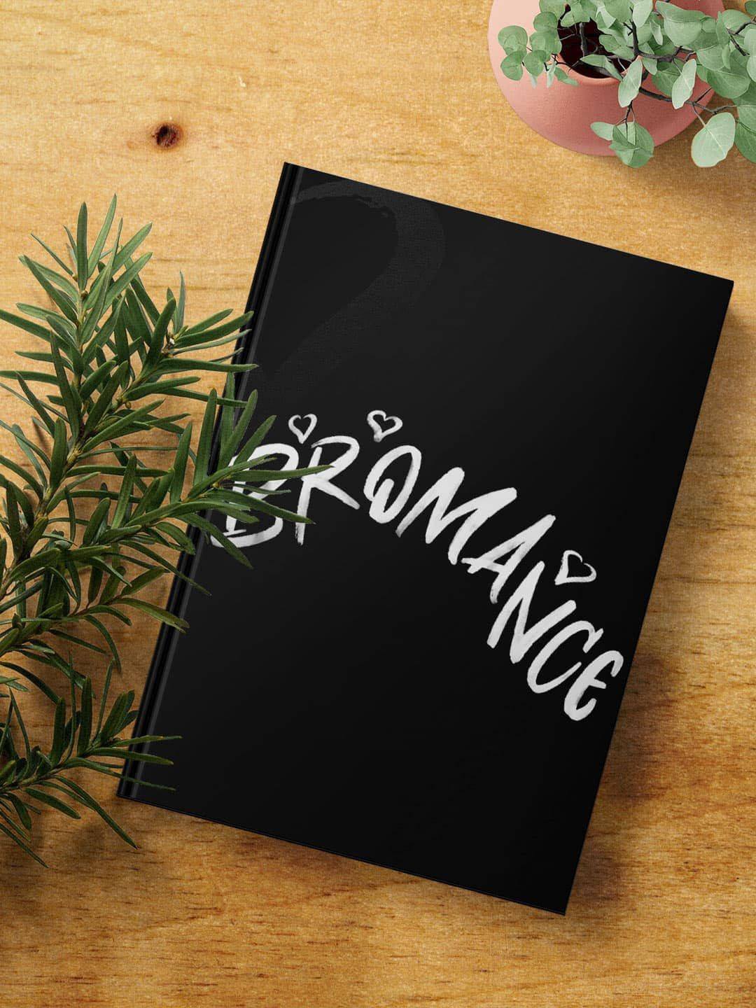 

macmerise Bromance Printed A5 Ruled Notebook, Black