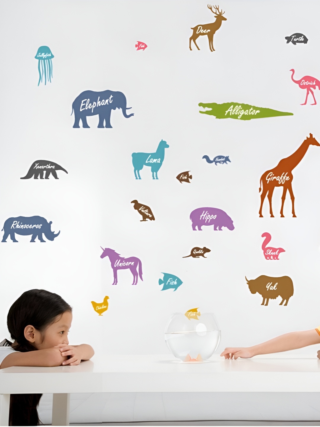 

Jaamso Royals Blue & Purple Animals Printed Self Adhesive Wall Sticker