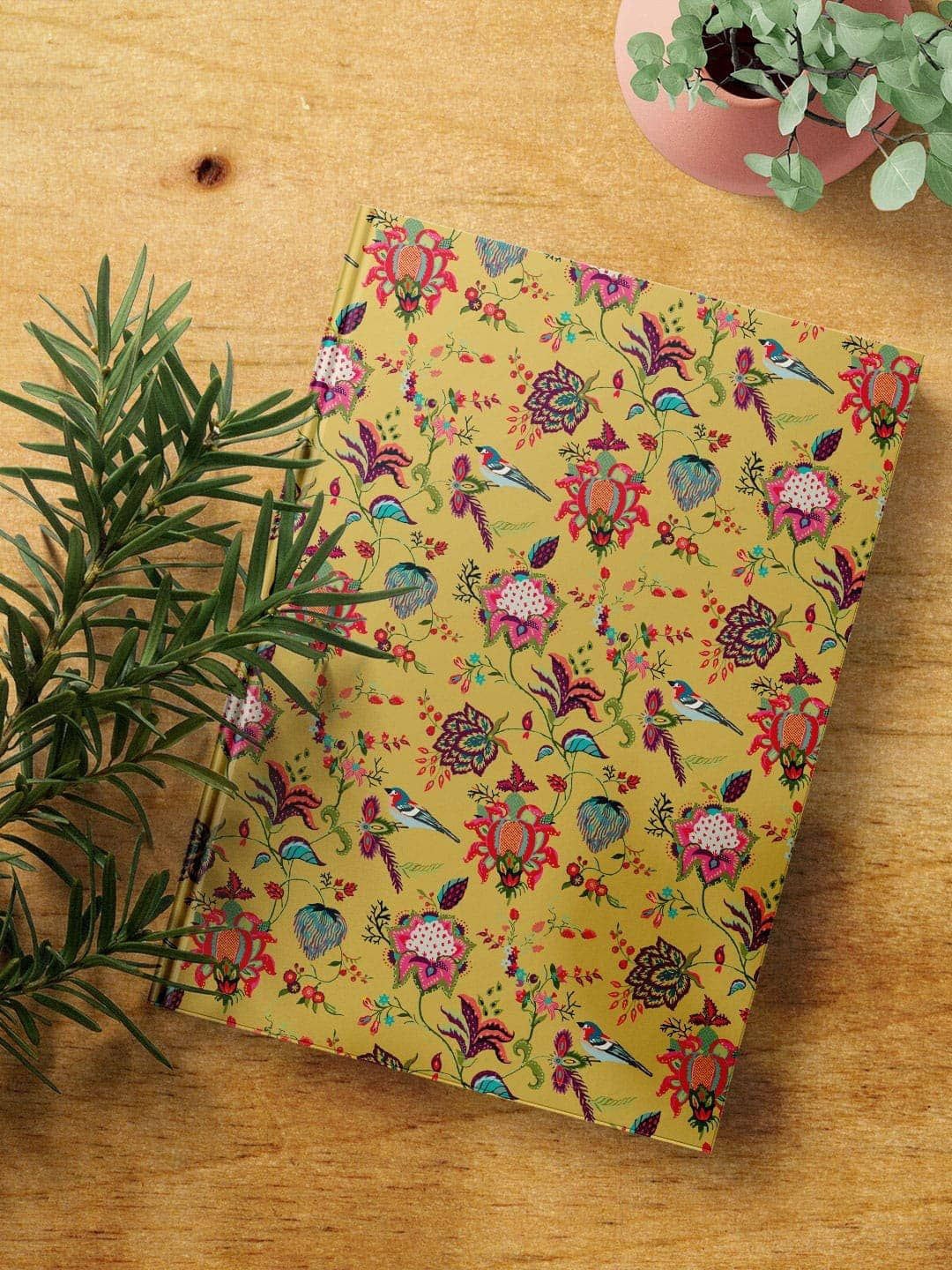 

macmerise Self Design A5 Ruled Notebook, Yellow