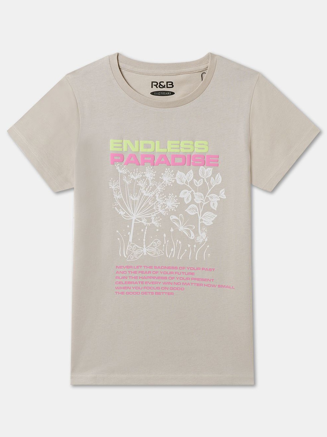 

R&B Print Cotton Top, Pink