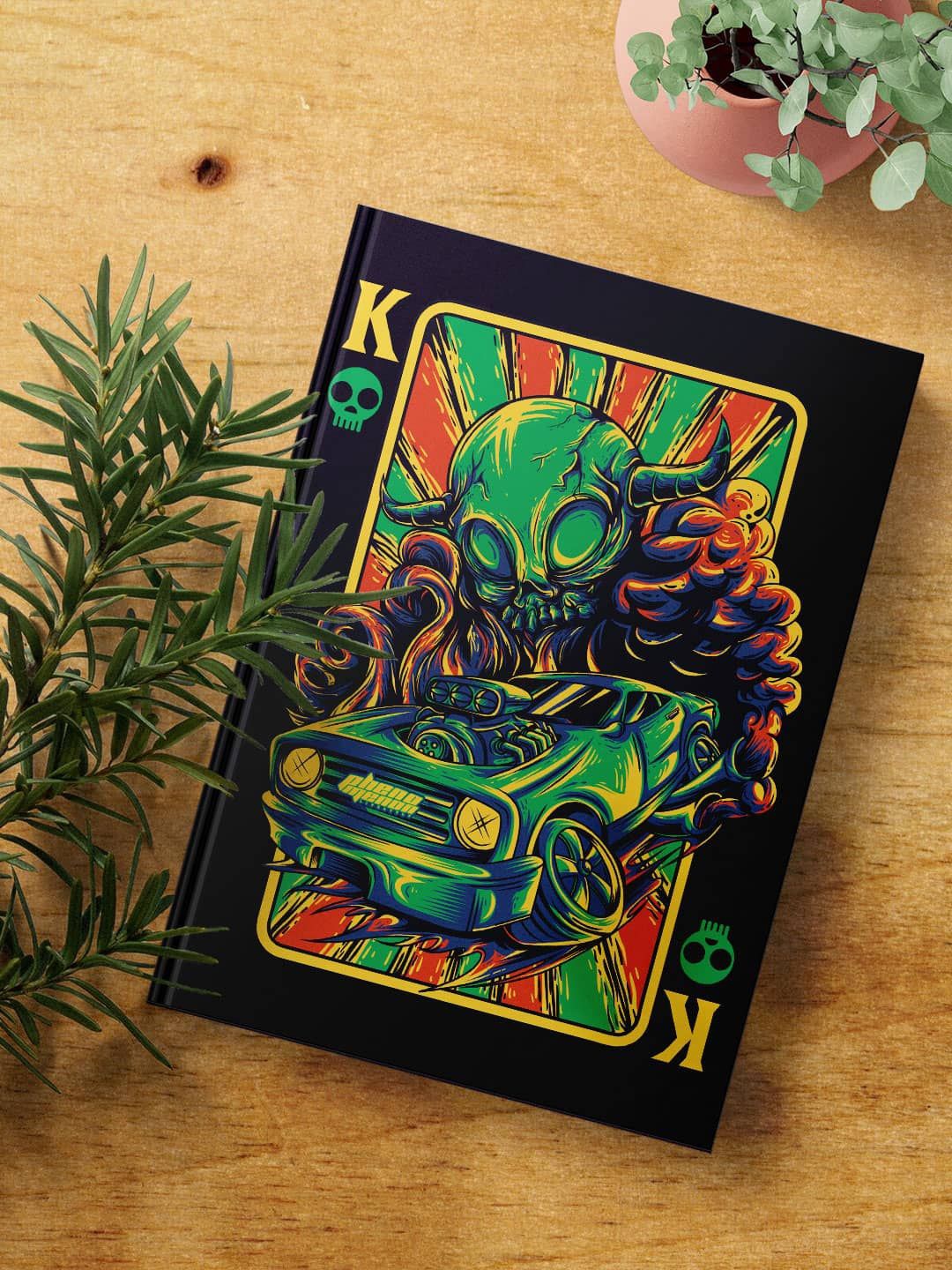 

macmerise Green & Red Printed Notebook Stationery