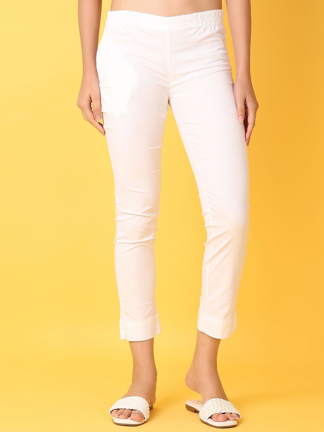 

V-Mart Women Trousers, White