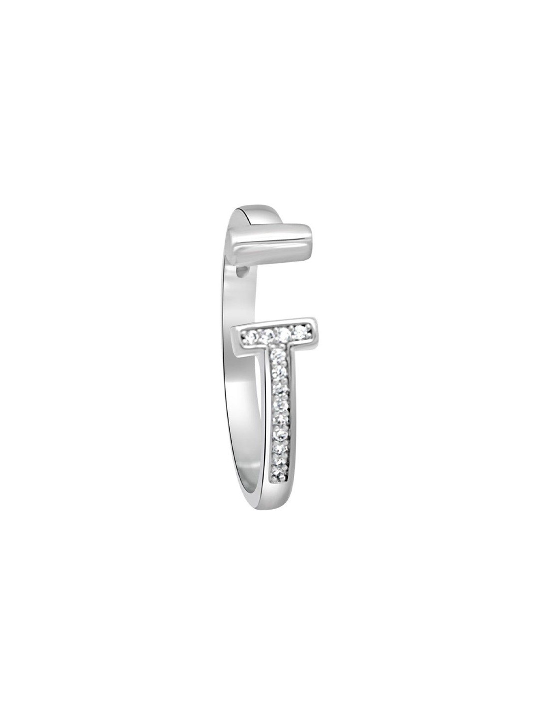 

WRAPGAME INDIA Rhodium Plated Cubic Zirconia Studded Finger Ring, Silver