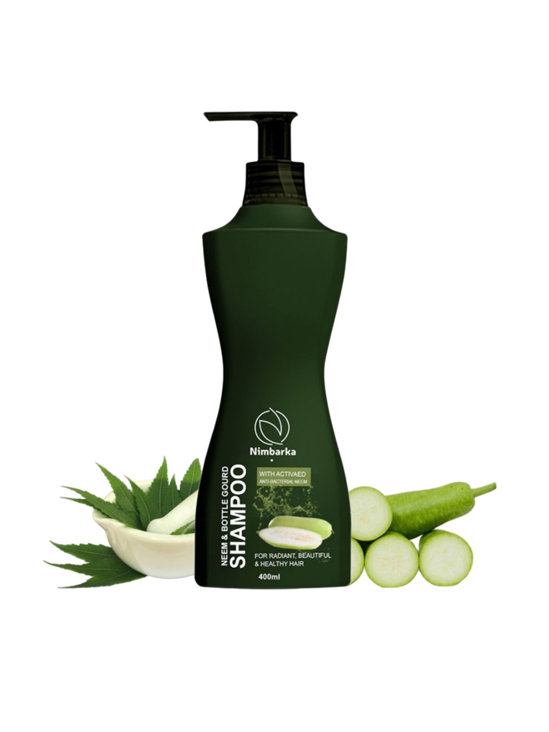

Nimbarka Activated Neem & Bottle Gourd Shampoo- 400ml, Green