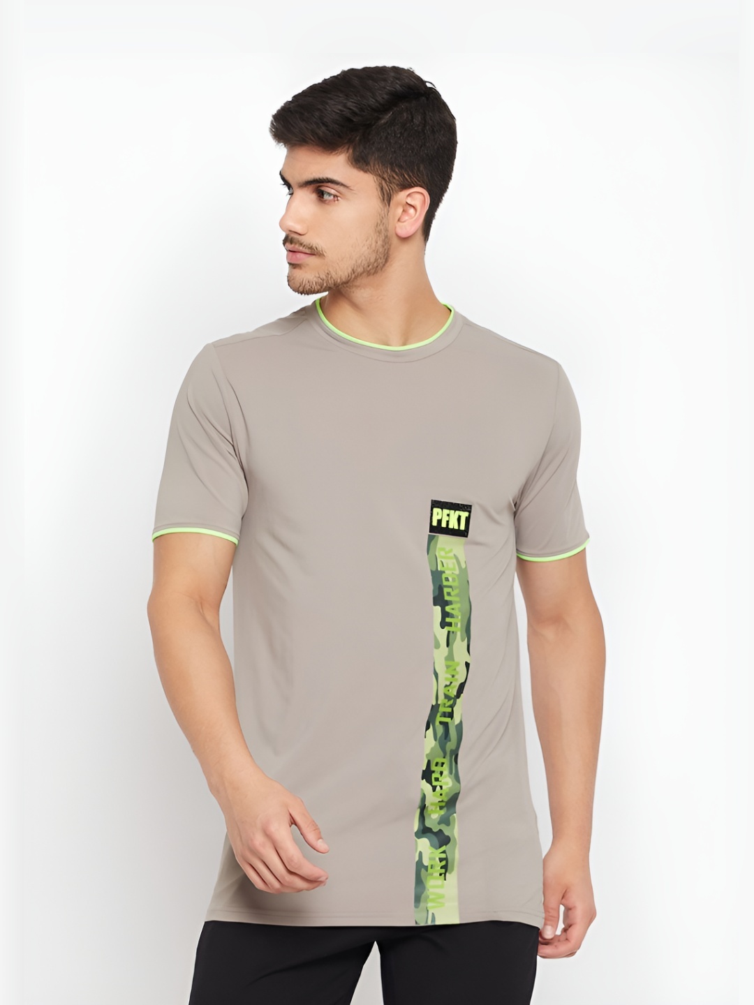 

PERFKT-U Men Typography 3 Printed Pockets T-shirt, Multi