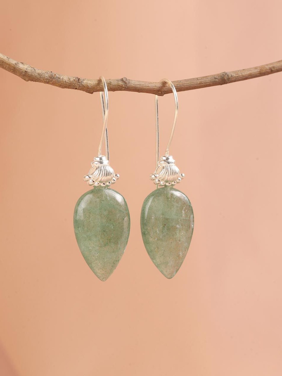 

Fabindia Silver Plated Contemporary Drop Earrings
