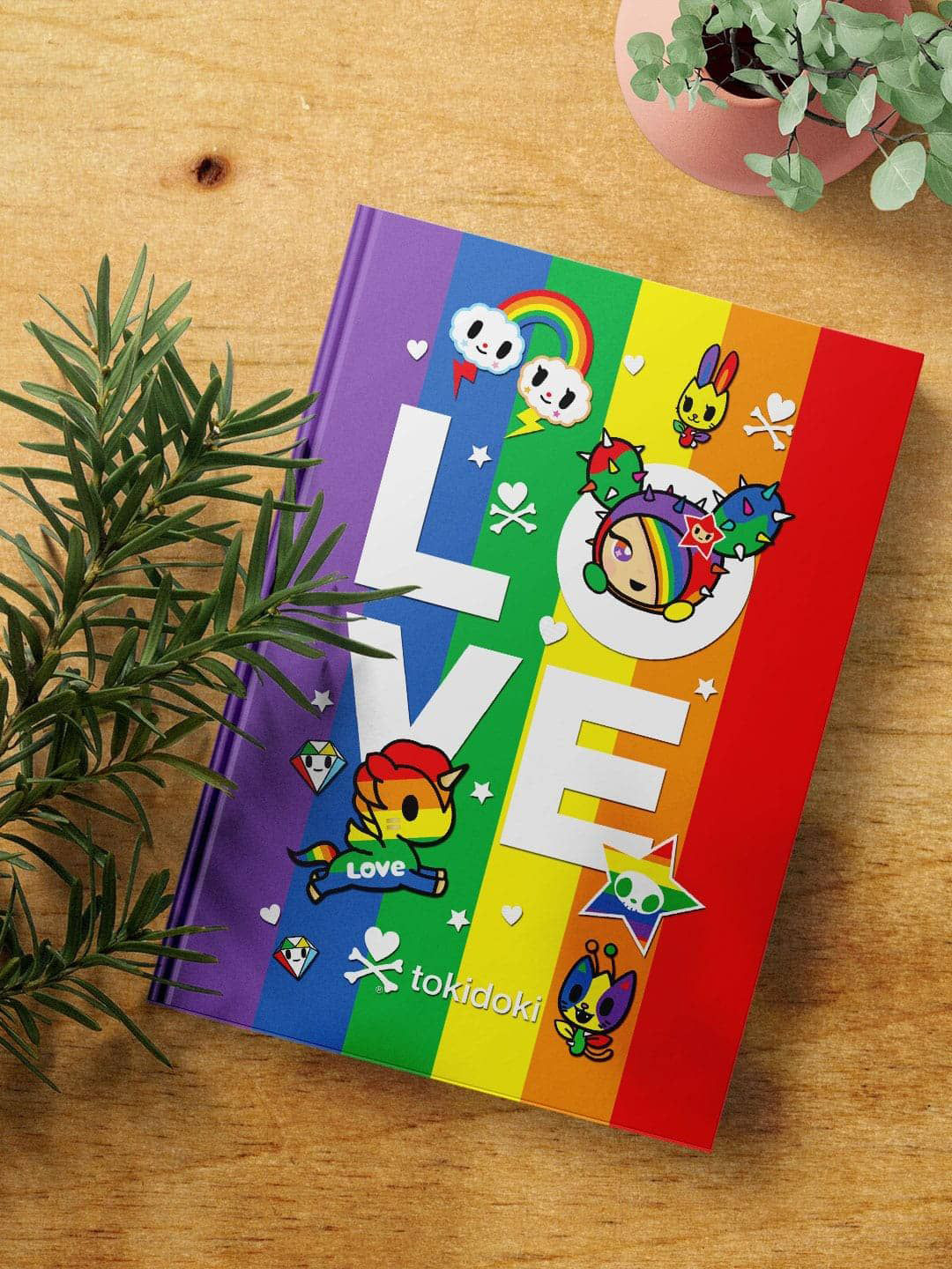 

macmerise Green & Red TD Pride Love Printed A5 Ruled Notebook