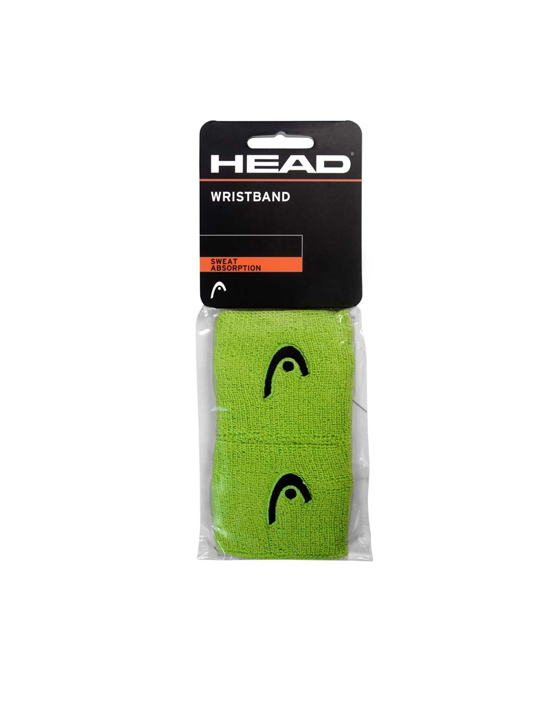 

Head Pure Cotton Sweat Absorption Wristbands, Fluorescent green