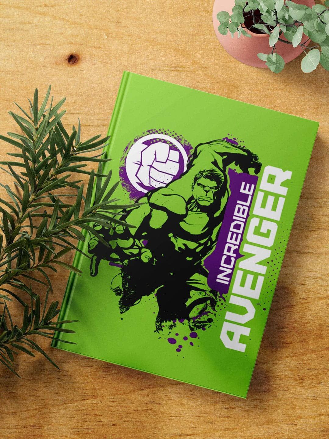 

macmerise Self Design A5 Ruled Notebook, Green