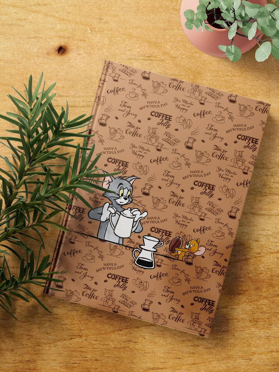 

macmerise Self Design A5 Ruled Notebook, Brown