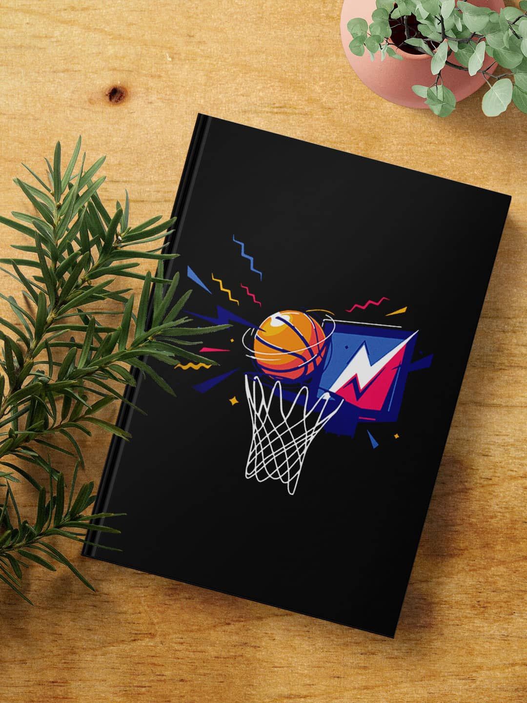 

macmerise Self Design A5 Ruled Notebook, Black