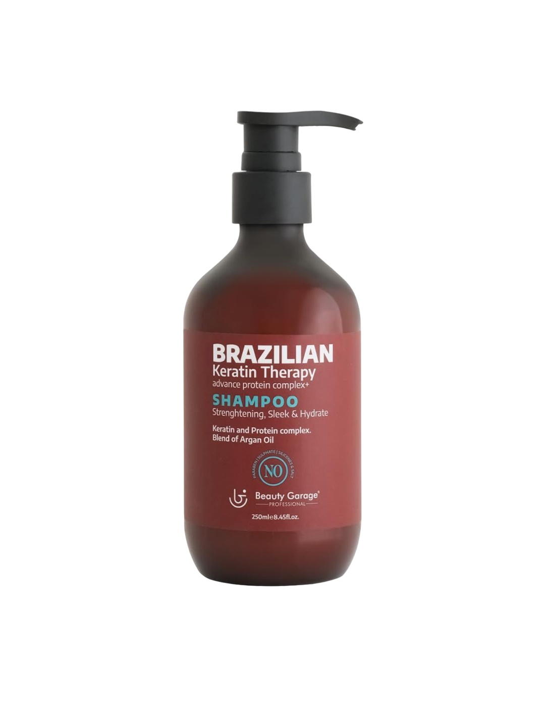 

Beauty Garage Brazilian Keratin Shampoo-250ml, Brown
