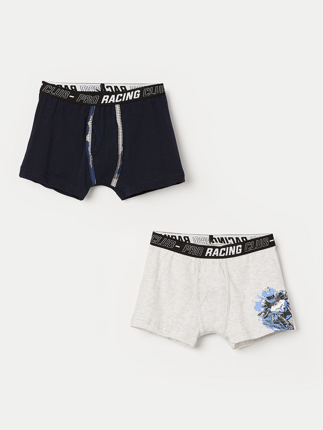 

Fame Forever by Lifestyle Boys Pack Of 2 Printed Trunks, Black