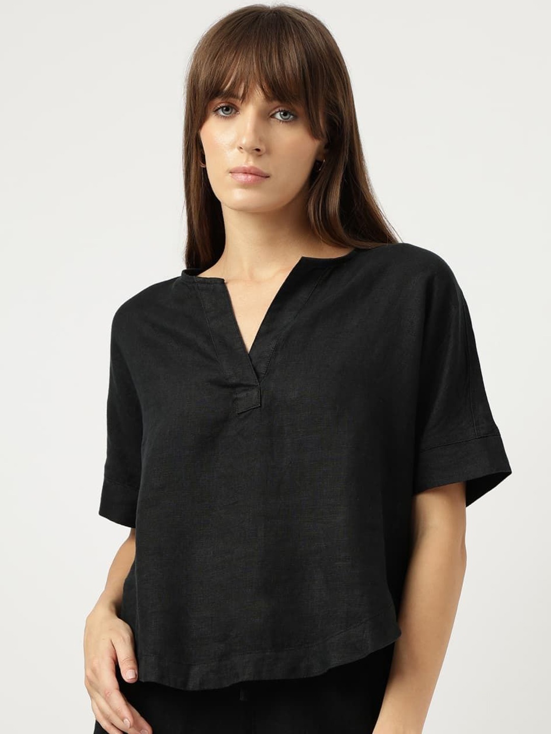 

Marks & Spencer Boxy Top, Black