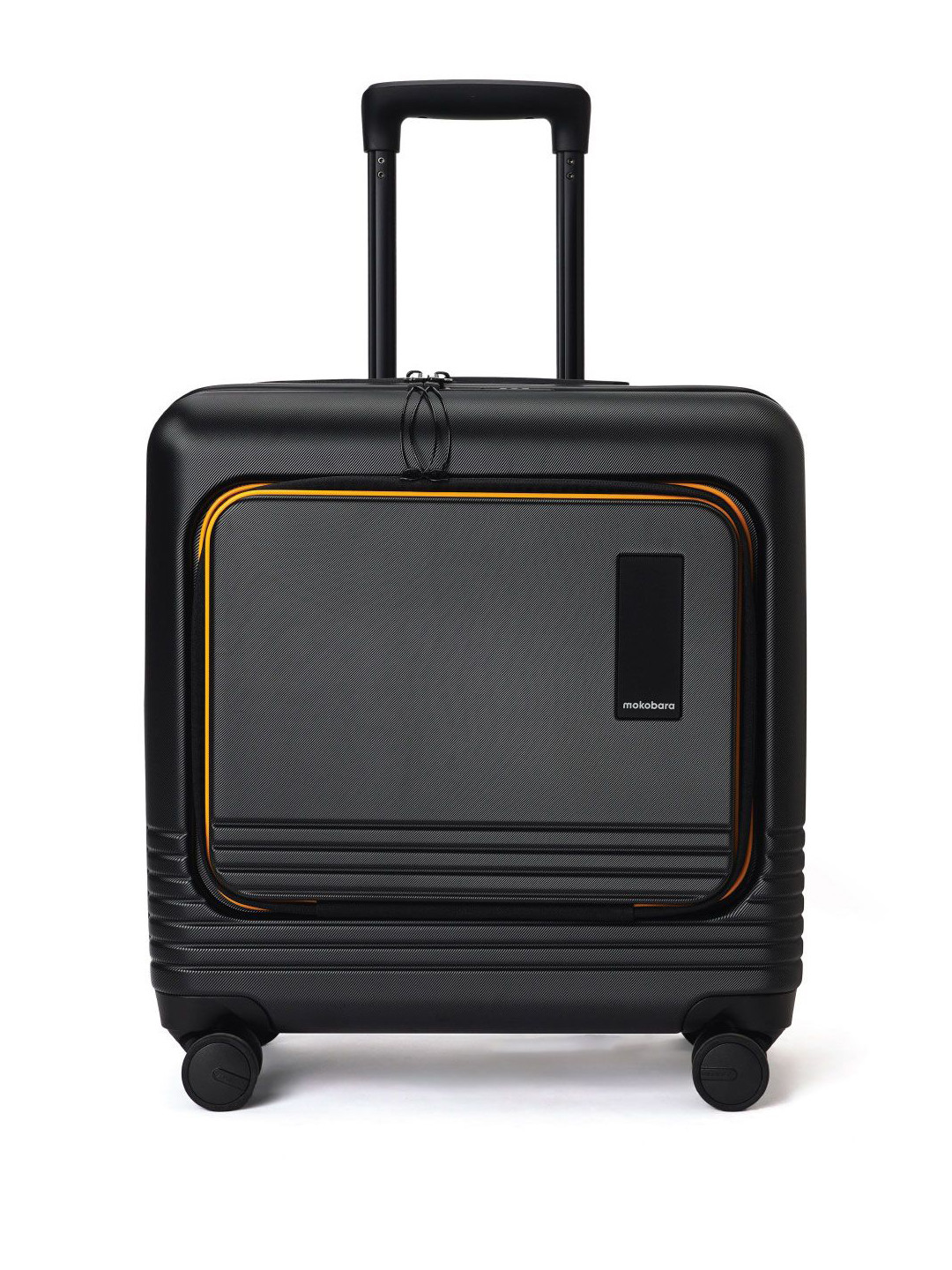 

MOKOBARA The Cabin Overnighter Luggage Hard-Sided Overnighter Trolley Suitcase, Black