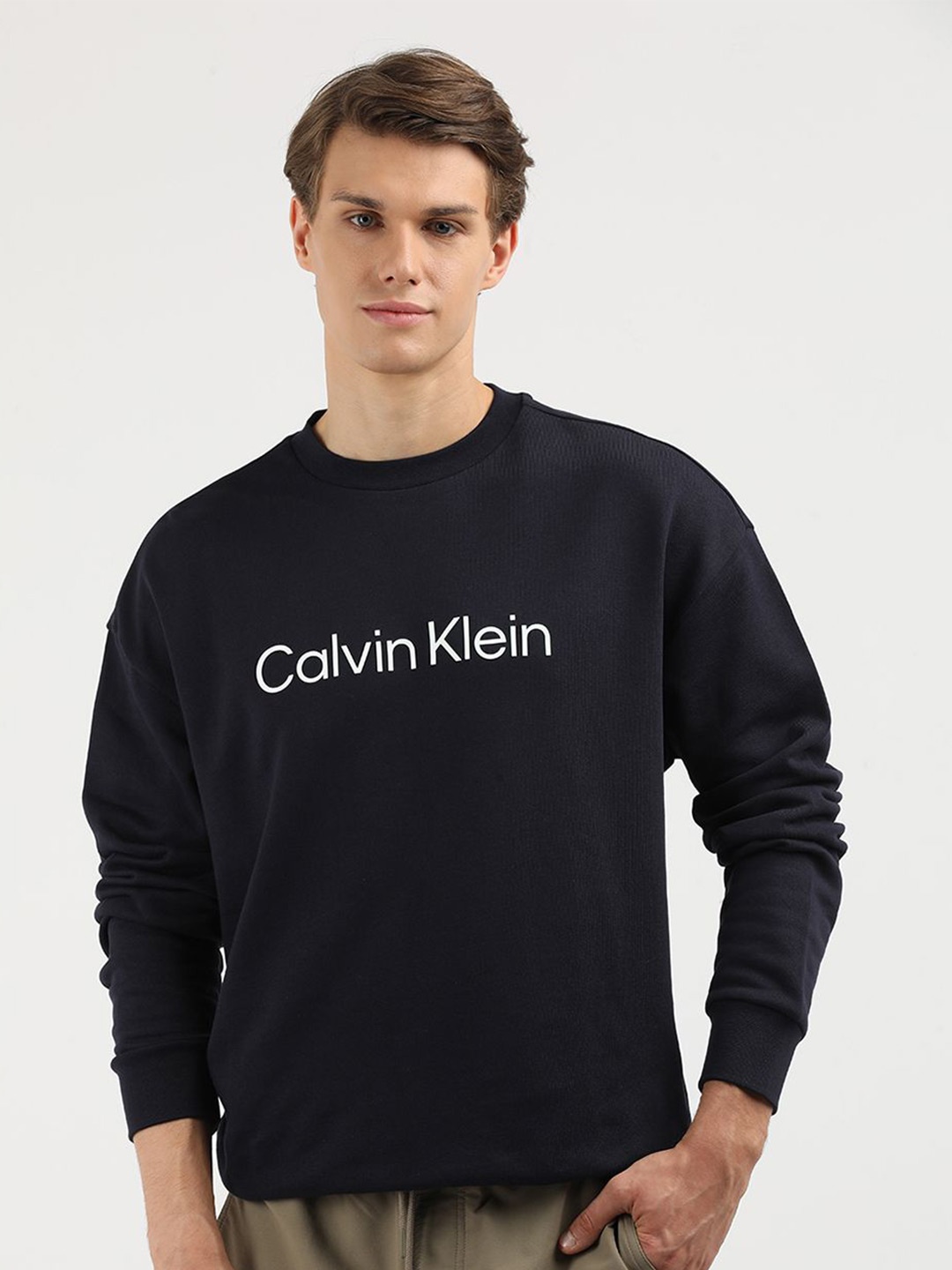 

Calvin Klein Jeans Men Printed Sweatshirt, Black