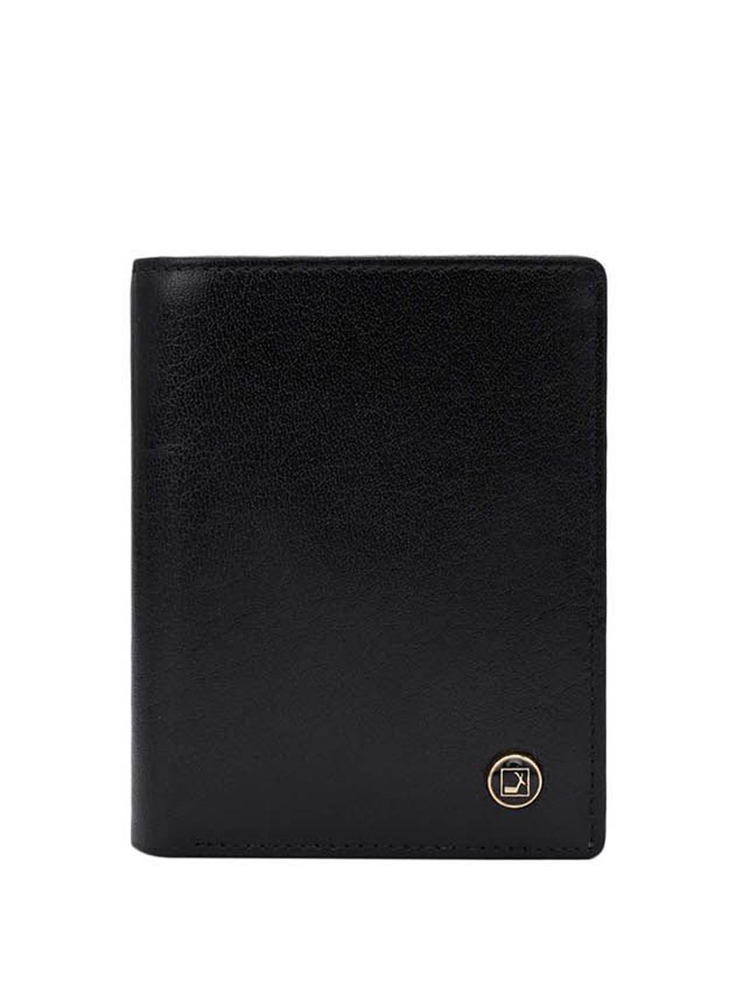 

Da Milano Men Leather Two Fold Wallet, Black