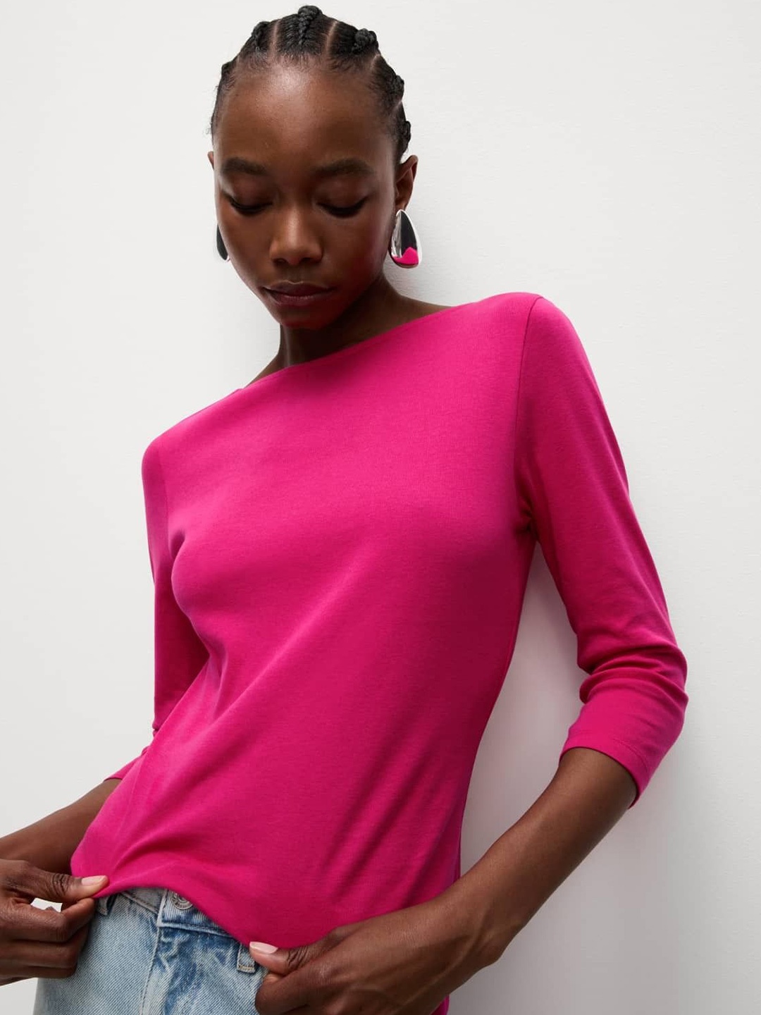 

Marks & Spencer Cotton Top, Pink