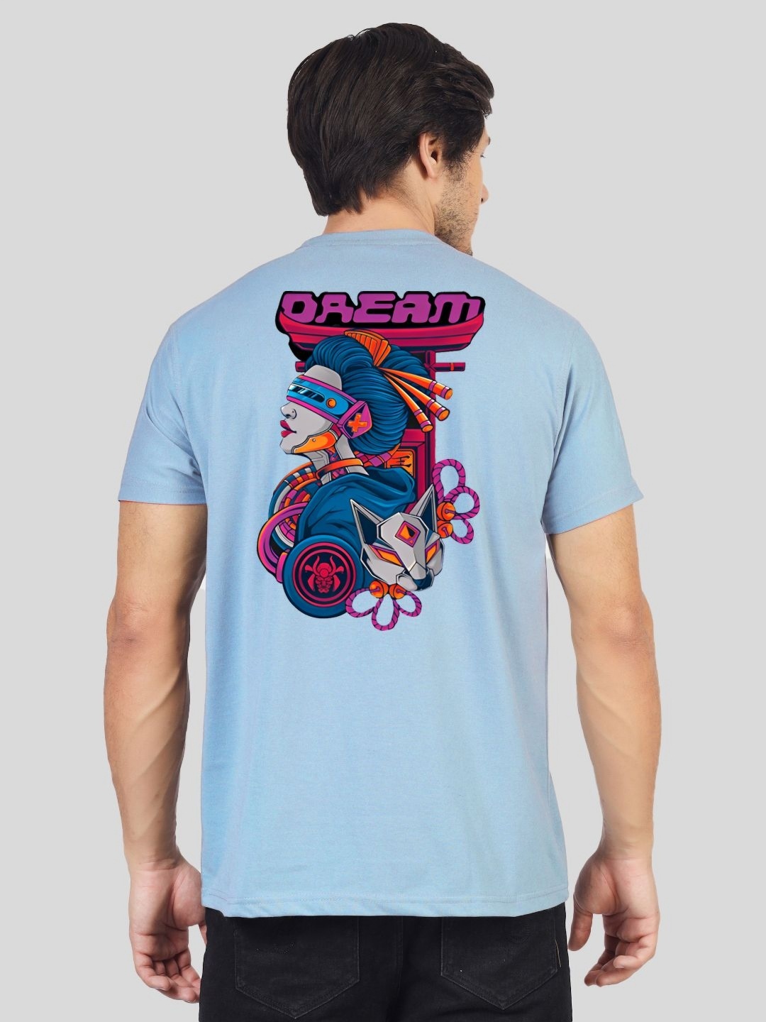 

Greylongg Men Graphic Printed T-shirt, Blue