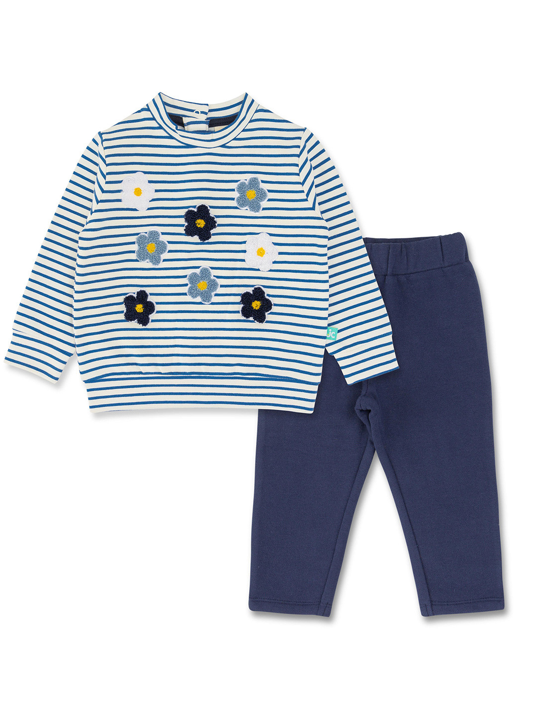 

BAESD Girls Striped Sweatshirt With Pyjama, Blue