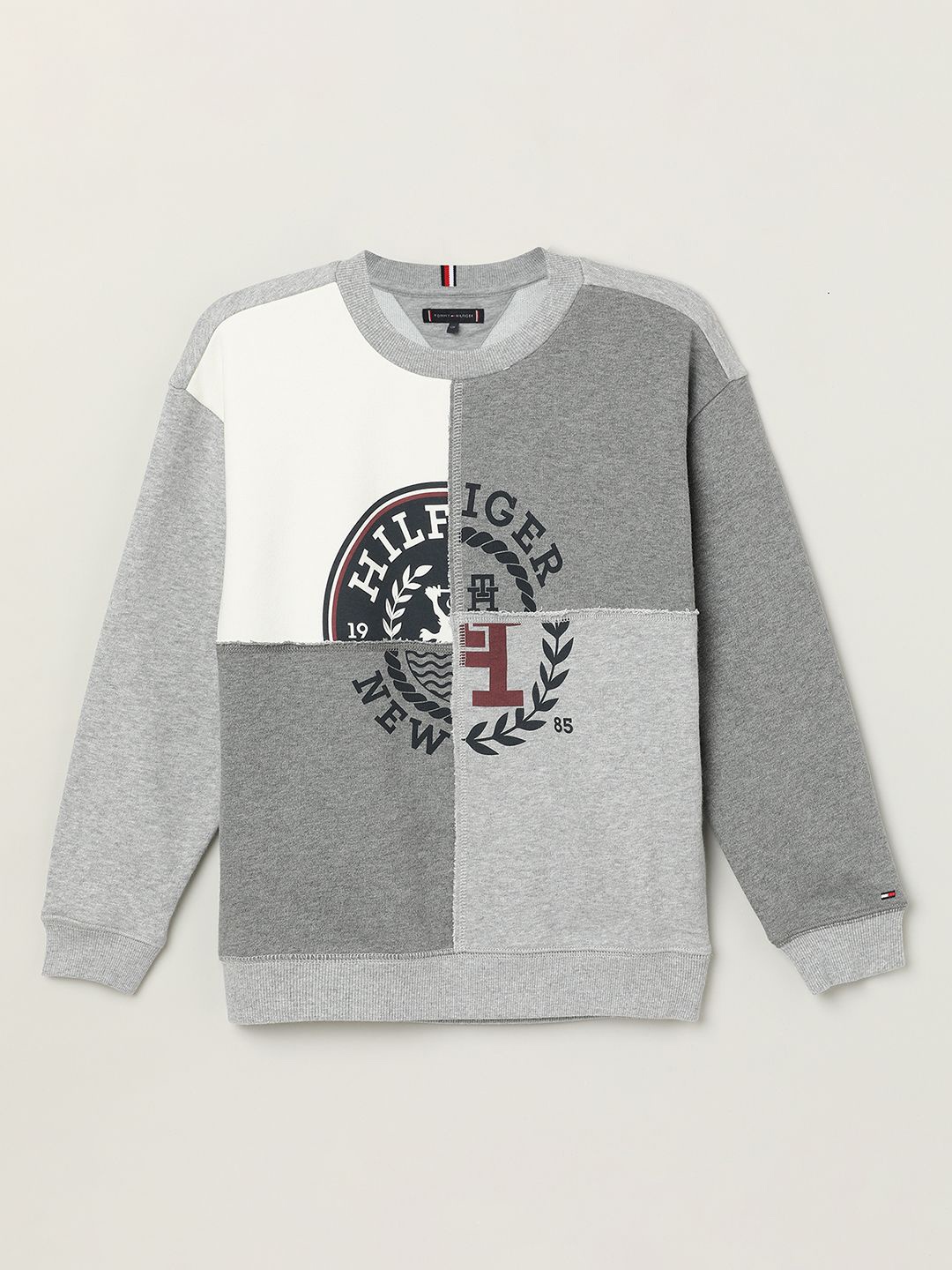 

Tommy Hilfiger Boys Colourblocked Sweatshirt, Grey