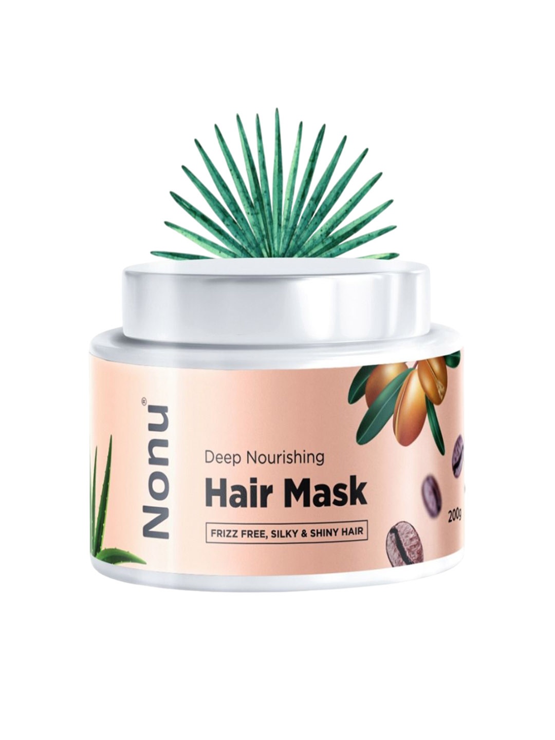 

NONU Deep Nourishing Hair Mask - 100 g, Peach