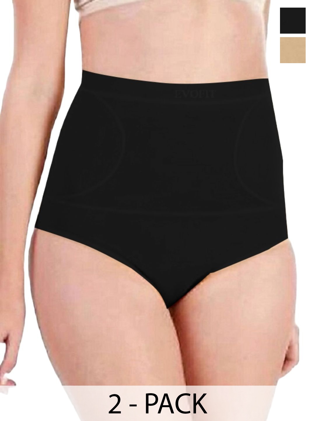 

SELETA Pack Of 2 Assorted Tummy Tucker Mini Shaper Breifs