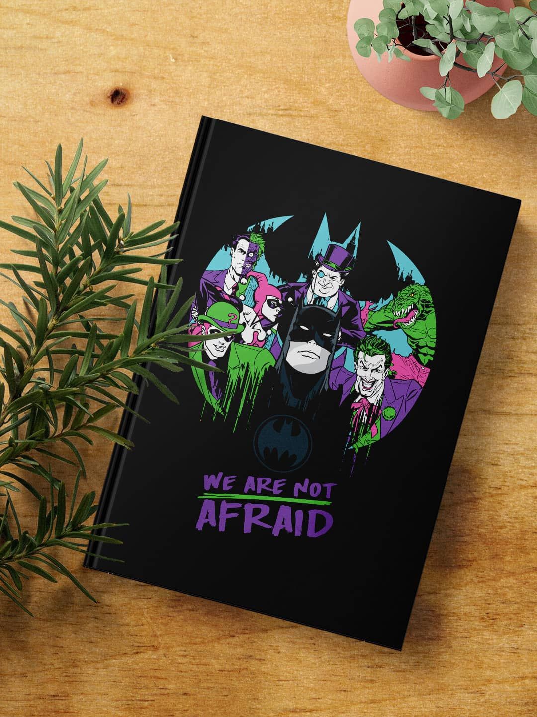 

macmerise Black & Purple Rise of the Villians Printed A5 Ruled Notebook