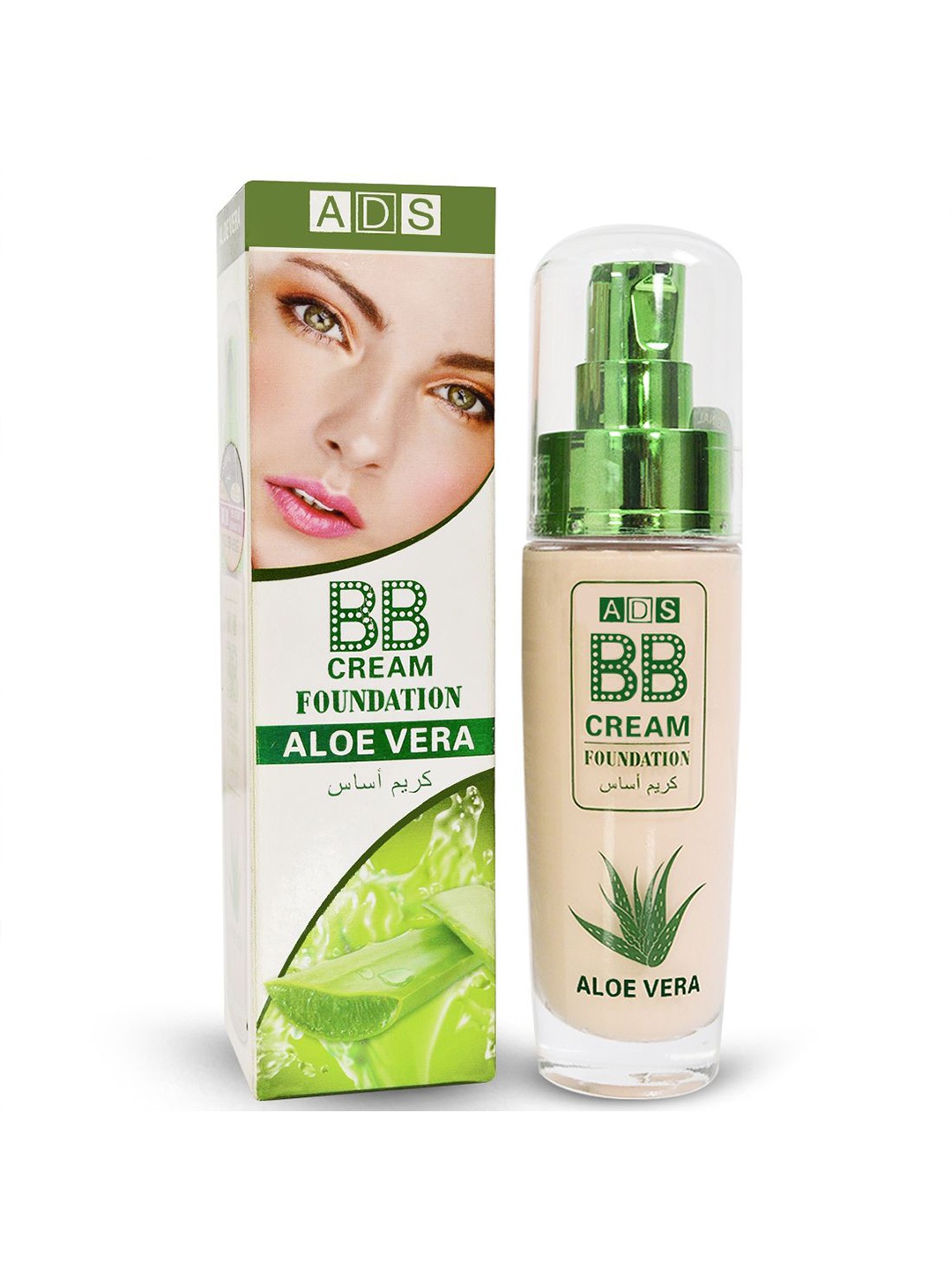 

A.D.S BB Blemish Balm Aloe Vera Moisture Foundation-50ml-Shade B, Beige
